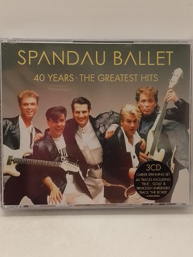 Spandau Ballet 40 Years The Greatest Hits Cd X3 Nuevo 