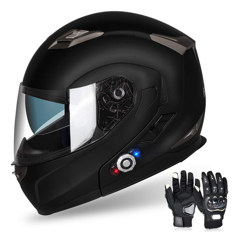 Freedconn Bm2-s - Casco De Motocicleta Con Bluetooth Y Funci