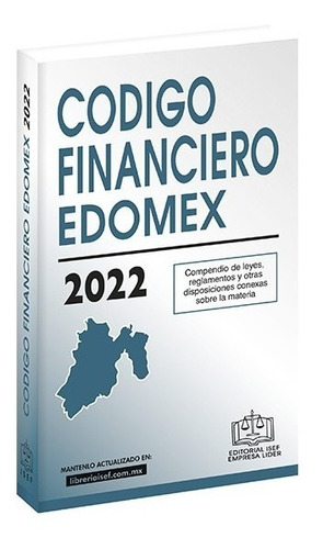 Código Financiero Del Estado De México 2022 Isef