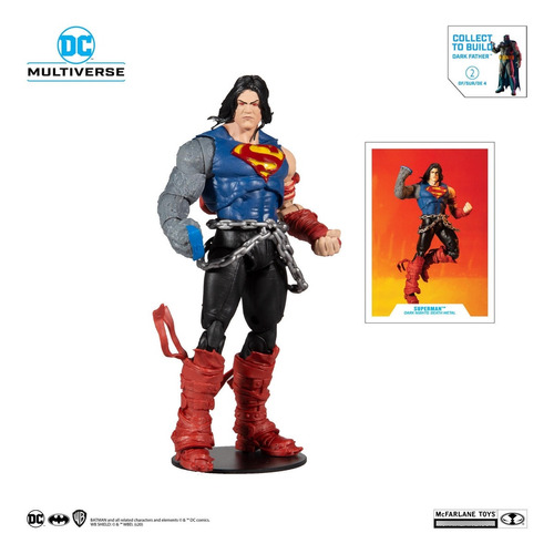 Figura Superman Death Metal Dc Comics Multiverso