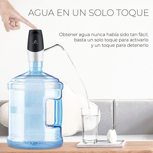 Dispensador De Agua Eléctrico Turbo Recargable Ele-gate 