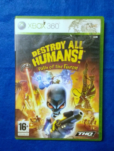 Destroy All Humans Xbox 360 Mídia Fisica Em Excelente Estado