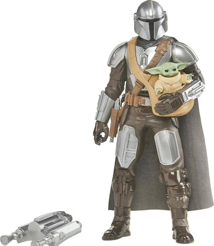 Figura Star Wars The Mandalorian Y Grogu Con Sonidos 619a