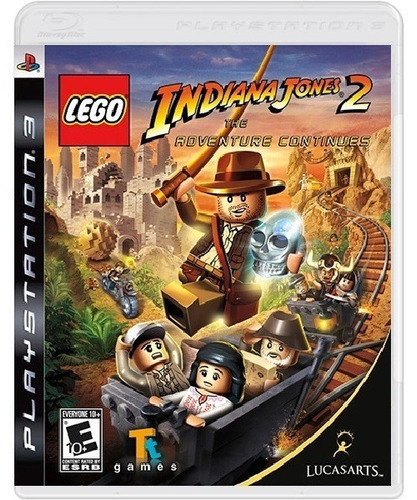 Lego Indiana Jones 2 Ps3 - Midia Física Semi Novo (Recondicionado)