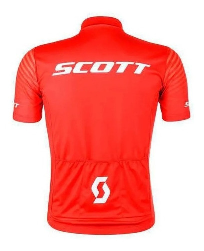 Imagem 2 de 3 de Camisa Masculina Scott Rc Team Mc Vermelho/branco Tam M