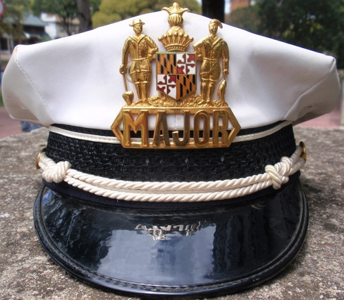 Gorra De Grado De Jefe De Policia De Baltimore Usa (Usado)