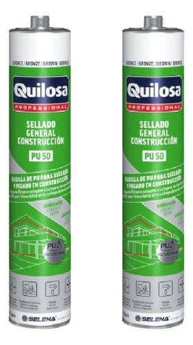 Sellador De Poliuretano Quilosa Sintex Pu50 300ml X2 U