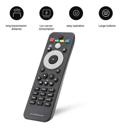 Mando A Distancia Para Reproductor De Blu-ray Philips Rc-282