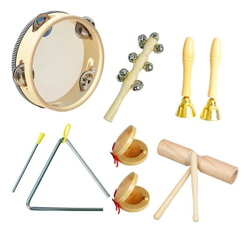 . Instrumentos Musicais Conjunto De Brinquedos 6 Peças,557kg