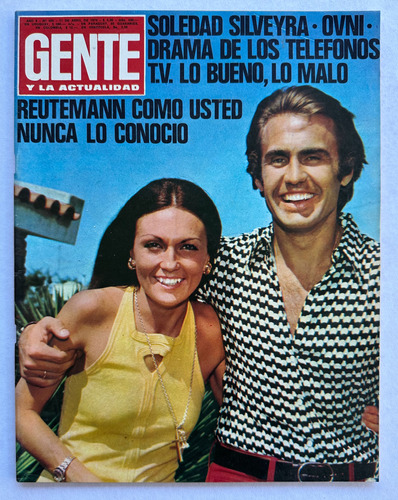 Gente N° 455 Reutemann Ovni Silveyra Serrat Abril 1974