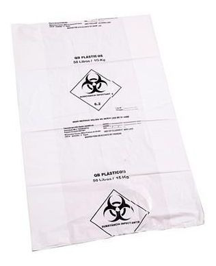 Imagem 2 de 3 de 1000 Sacos Lixo 200 Litros Hospitalar Infectante