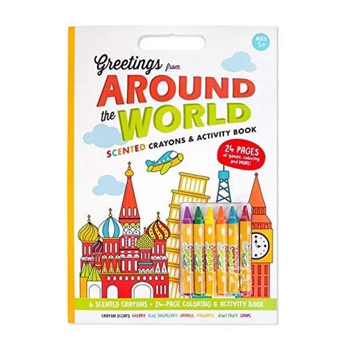 Masters Olor Around The World Coloring Book - 24 Página Libr