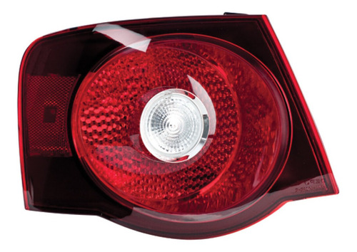 Calavera Ext Izq Obscura C/leds Volkswagen Bora 08 Al 10