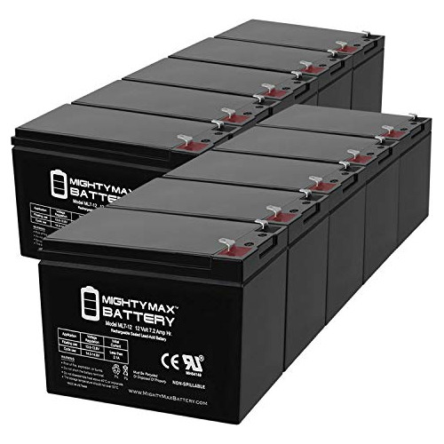 Batería 12v 7ah Reemplaza Eagle 100 Dc - 10 Pack