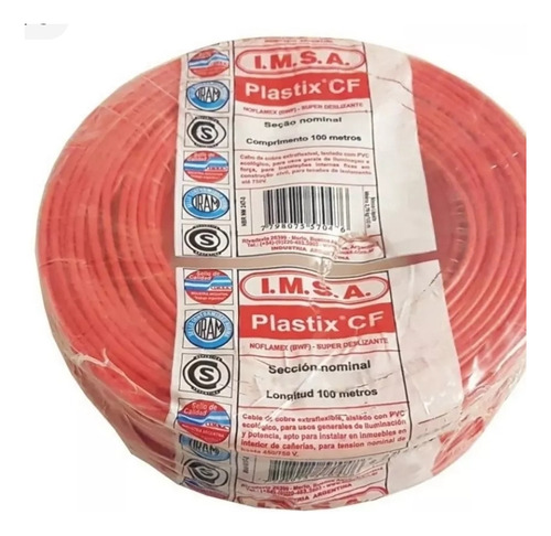 Cable Unipolar 1.5 Mm Imsa Plastix Cf