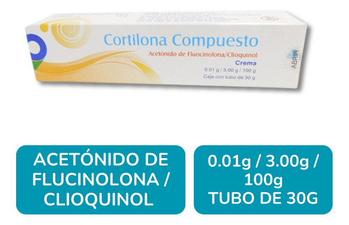 Cortilona Compuesta Fluocinolona Clioquinol Offenbach 30gr Fragancia Sin Fragancia Sin Fragancia