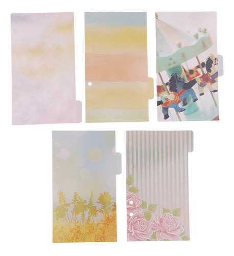 2 Cuaderno Con Diseño Floral A6, 6x5x, Para 2 Piezas