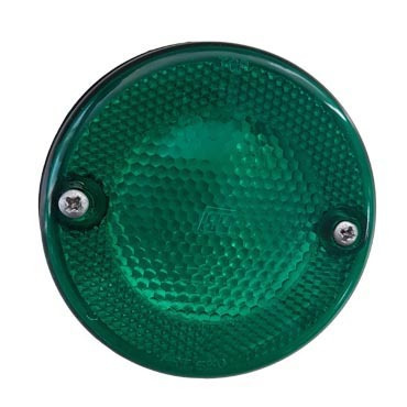 Faro Delimitador Liso Aplique Verde Ap-630 88x33