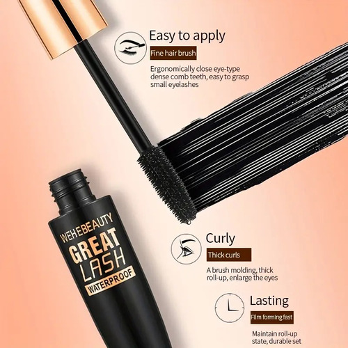 Mascara De Pestañas 8d Waterproof Super Largas Premium New!