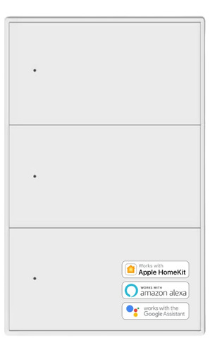 Zemismart Interruptor Inteligente Triple Sin Neutro Homekit