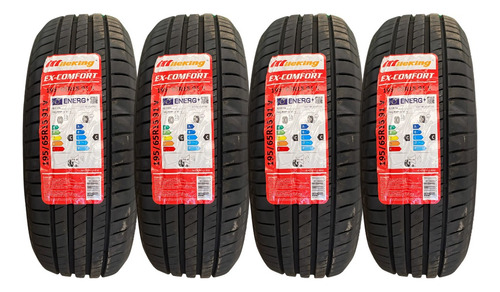 Kit 4 Llantas 195/65r15 Mileking Ex-comfort