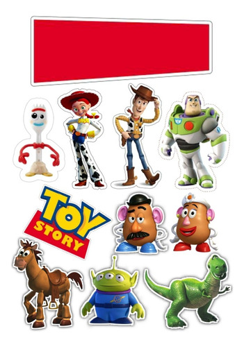 Toppers De Torta De Toy Story