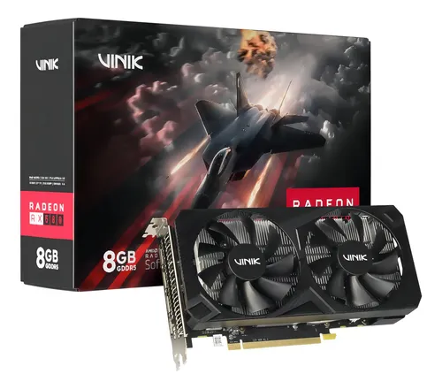 Placa de Vídeo Vinik RX 580 8GB GDDR5 256 Bits Dual-Fan HDMI Disp...