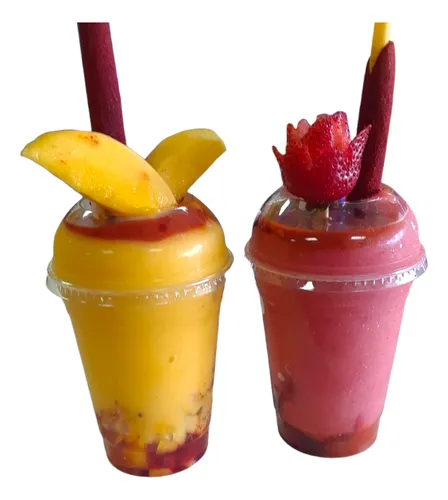 comprar Vasos Pet 16oz Para Frappe C\u002F Tapa Domo C\u002F Orificio 100 Pz