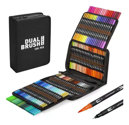 Rotuladores En Caja De Polipropileno De 100 Colores Con Punt