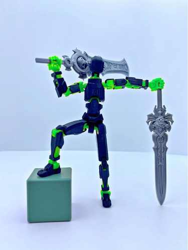 Figura De Acción Dummy13 Premontada Impresa En 3d De 5,54 Pu