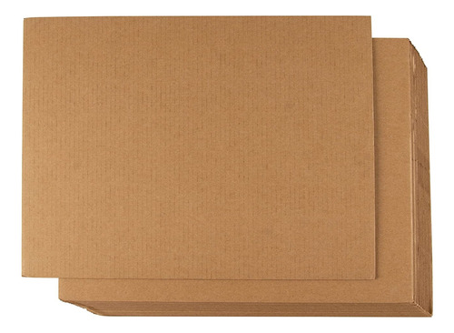 10 Laminas De Carton Micro Corrugado Kraft 2mm  100cmx70cm