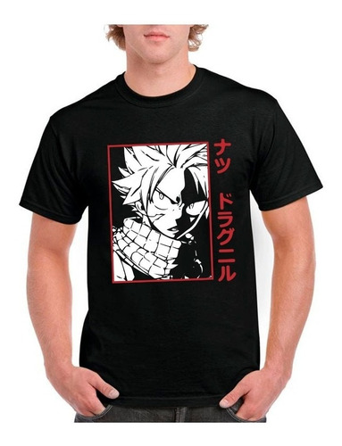 Polera Estampada Fairy Tail / Natsu R332g332