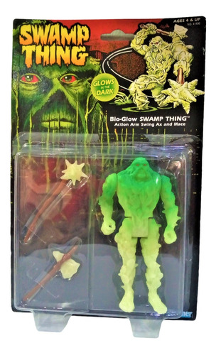 Vintage Swamp Thing Bio-glow Figura Que Brilla