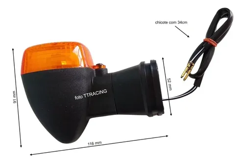 Pisca Seta Dianteiro Zx-9r Zx9r Zx9 Mod. Original 94 Até 03