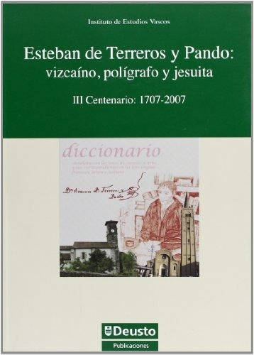 Libro Esteban De Terreros Y Pando : Vizcaino Poli  De Vv.aa.