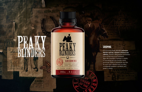 Imagem 2 de 4 de Grooming Fixador P/ Cabelo Peaky Blinders 280ml Don Alcides