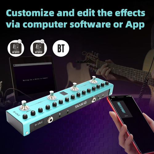 Pedal De Guitarra Multiefectos - Guitarra Eléctrica Digital