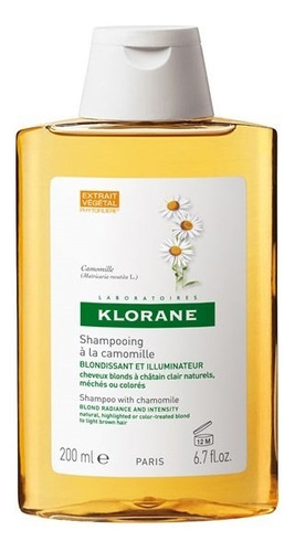  Shampoo Klorane 200 Ml Camomille