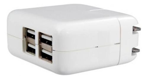 Cargador 4 Puertos Carga Rápida 4.4a Usb 