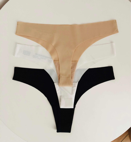Massimo Dutti Set 3 Tangas Invisibles Sin Costura Originales