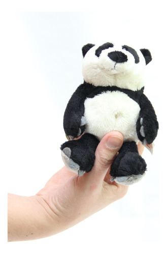 Mini Ursinho Urso Panda 15cm Pelúcia Macia - Casa Dos Ursos