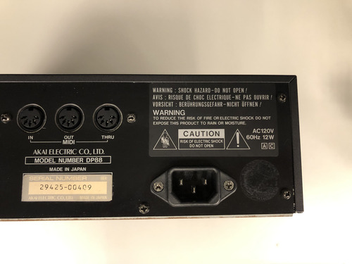 Aparelho Digital Signal Patch Bay Akai Dp 88 Funcionando (Usado)