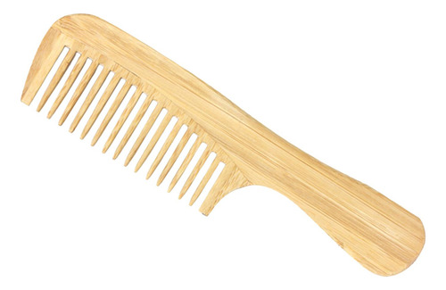 3 Peine De Bambú Para Cabello Suave Y Brillante