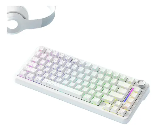 Teclado Mecânico F75 Sem Fio 75% Rgb