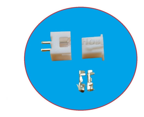 10 Par Conector Plug Jst-xh Balanceador Bateria 1s (2 Pinos)