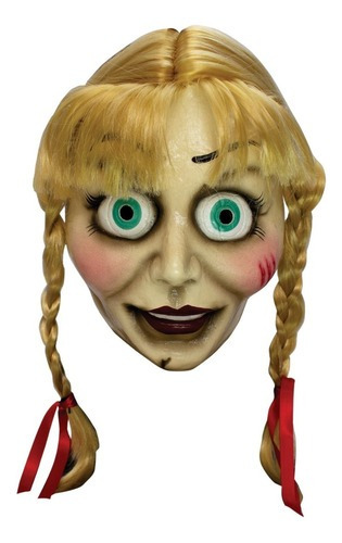 Máscara Para Halloween De La Muñeca Anabelle Terror Látex
