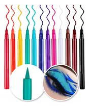 Comprar Delineadores Líquidos De Ojos Colores Arcoiris Punta Fibra