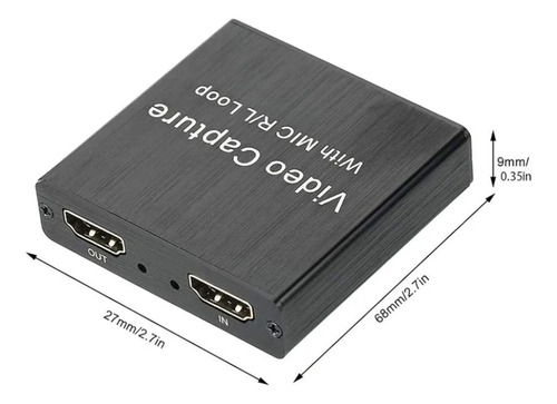 Capturadora De Video Lirgad Con Entrada Para 4k
