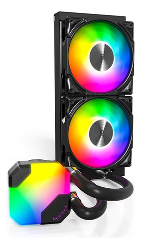 Water Cooler Montech Hyperflow Argb, 240mm, Intel-amd, Preto