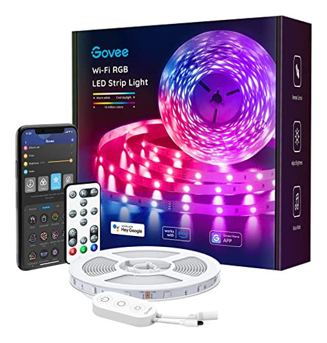 Govee Smart Led Strip Lights, 16.4ft Wifi Led Light Qybpe